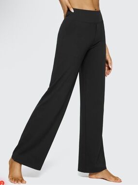 G4Free XL Women's Wide-Leg Black Pants